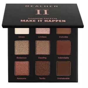 NWT | RealHer Cream and Gold Eyeshadow Palette